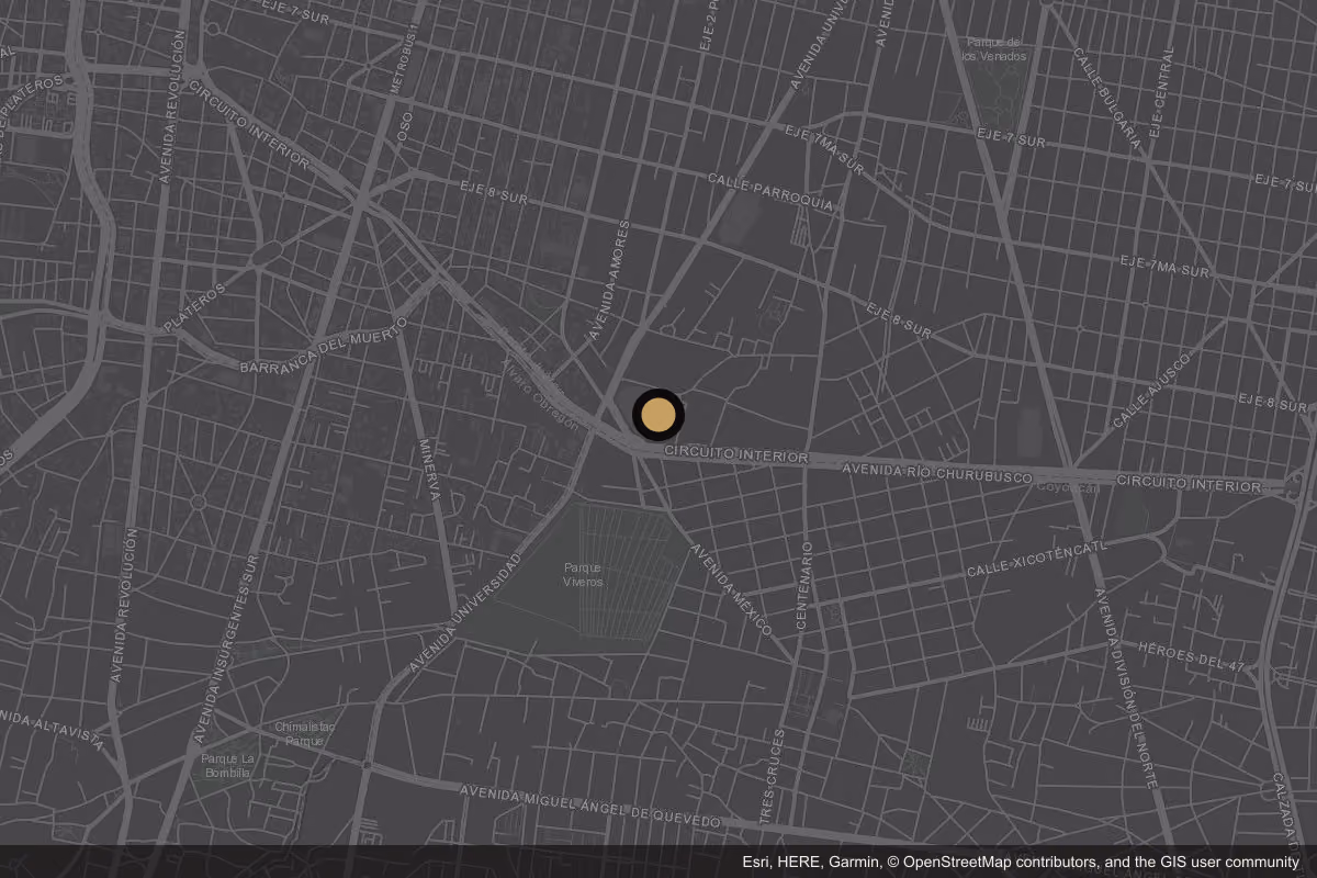Mapa de Mochomos CDMX Mitikah, CDMX