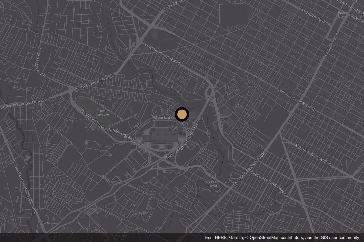 Mapa de Mochomos Puebla, Puebla