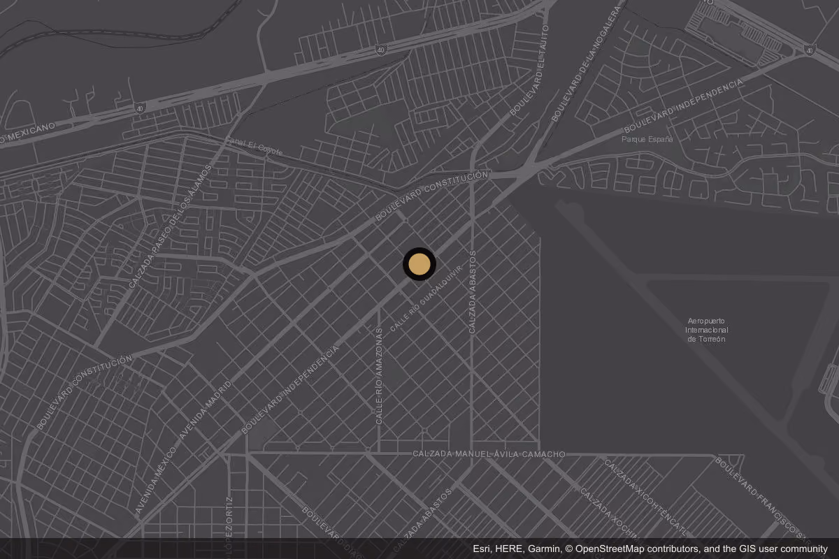 Mapa de Mochomos Torreón, Torreón